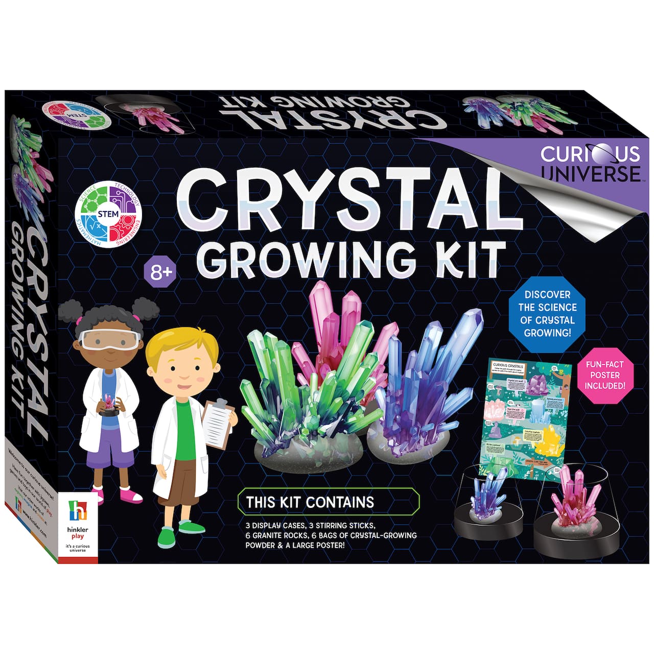 Hinkler Curious Universe™ Crystal Growing Science Kit